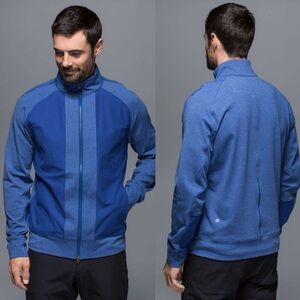 lululemon athletica Men's Royal Blue Full-Zip Performance Jacket